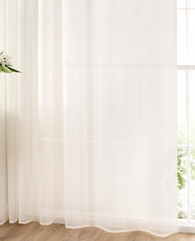Pavilion Extra Long Plain IFR Voile Curtain M2M