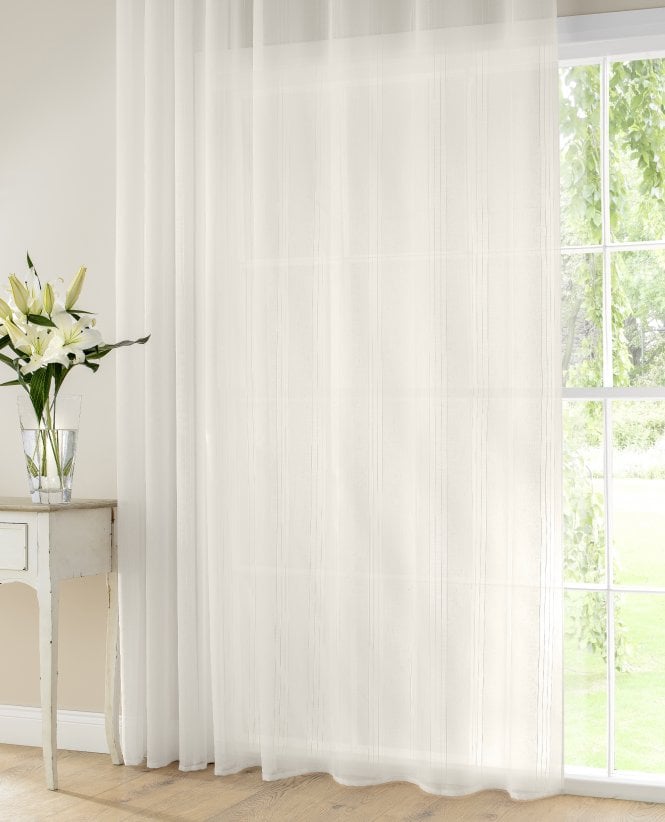 Pavilion Frisco Coastal Stripe Voile Curtain M2M