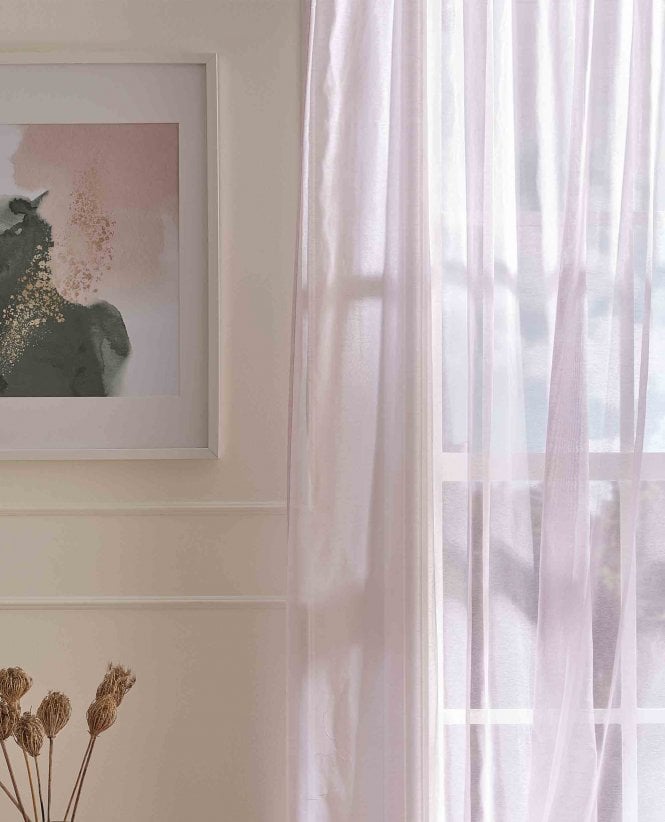 Pavilion Skyros Soft Pencil Pleat Voile Panel