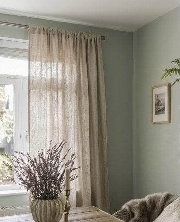 Pippin 100% Linen Sheer Curtain M2M