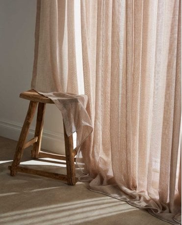 Porto IFR Open Weave Voile Curtain M2M