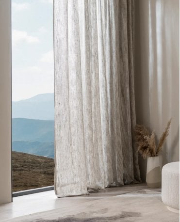 Pritchard Cotton Blend Sheer Voile Curtain M2M