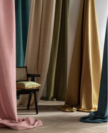 Ravello Faux Silk Curtains M2M