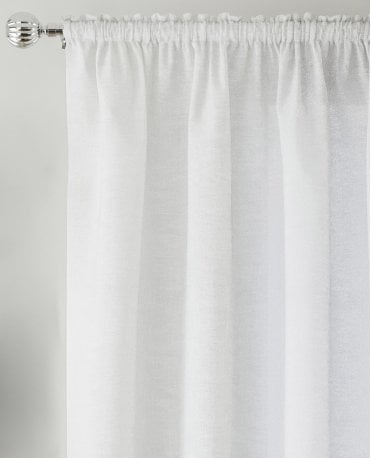 Rhodes Linen Look Slot Top Voile Panel