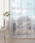 Roman White Stripe Net Curtain M2M