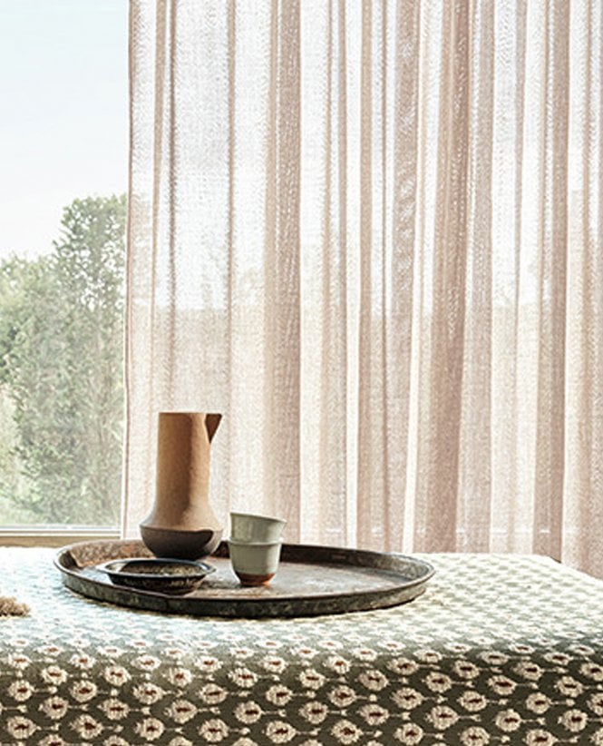 Romo Teo Almond Voile Curtain M2M