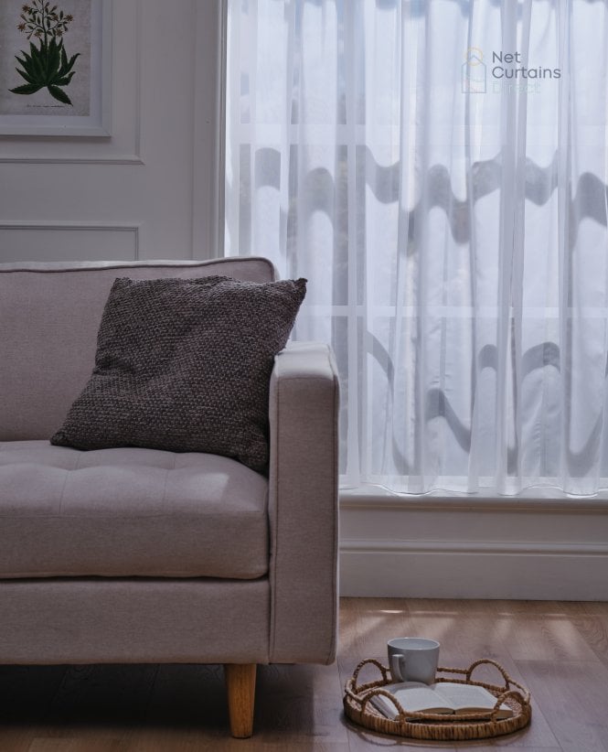 Roxanne White Voile Curtain M2M
