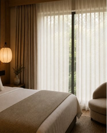 Tranquility Eco Fire Retardant Voile M2M