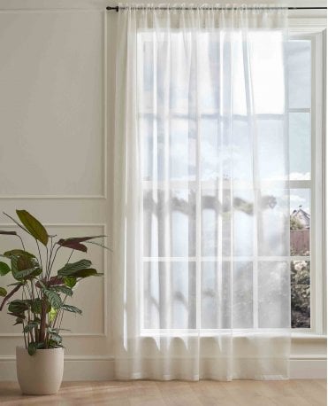 Slot Top Plain Voile Panel