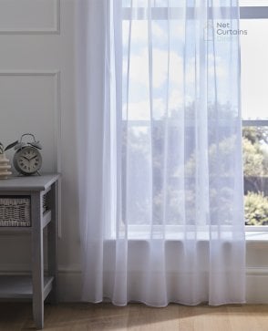 Slub Fire Retardant Linen Look Voile Curtain M2M