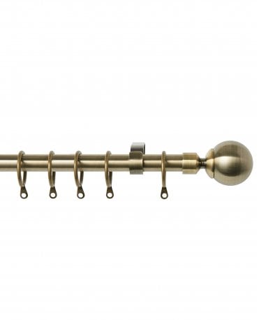 16-19mm Ball Pole Set Antique Brass