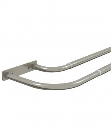19/22mm Double Room Darkening Pole Kit