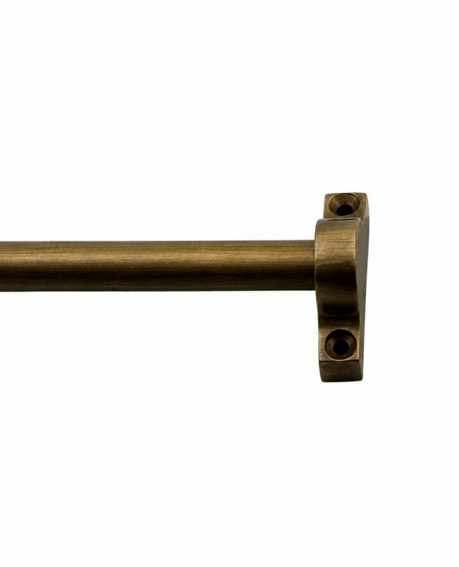 The Oscar 13mm Solid Antique Brass Rod
