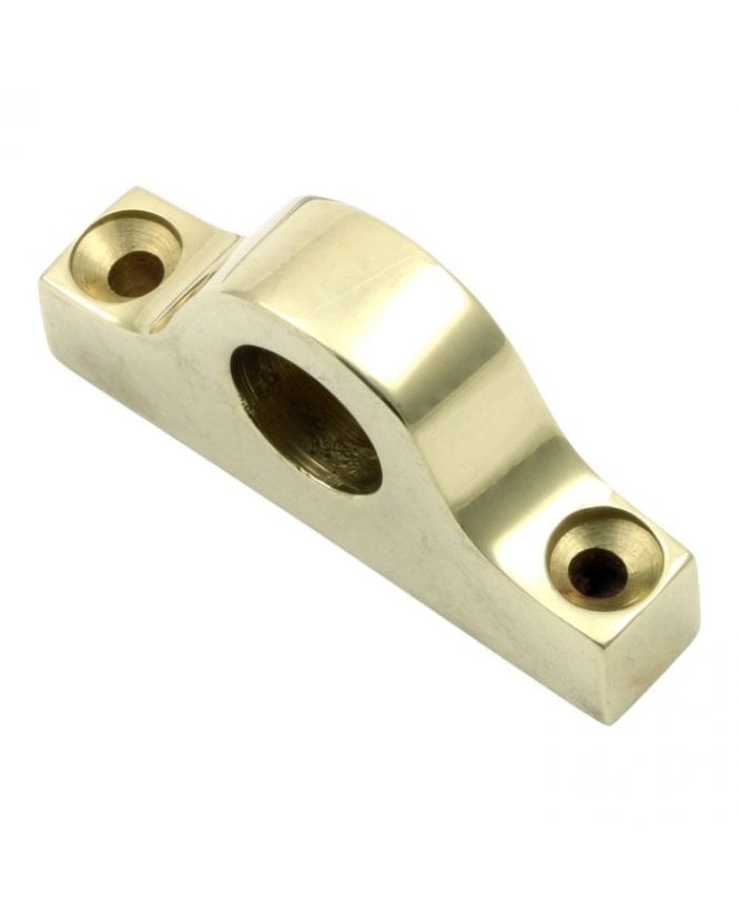 The Oscar 13mm Solid Polished Brass End Bracket