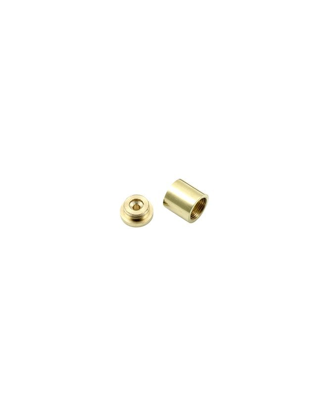 The Oscar 13mm Solid Polished Brass Recess End Bracket