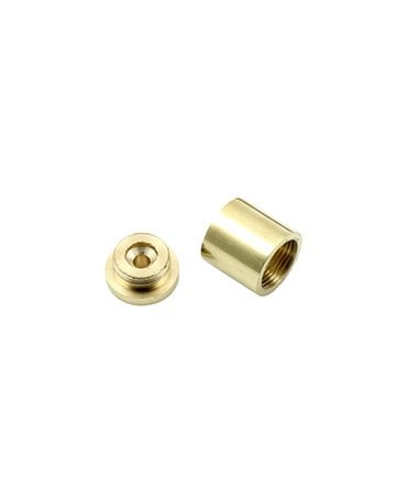 The Oscar 13mm Solid Polished Brass Recess End Bracket