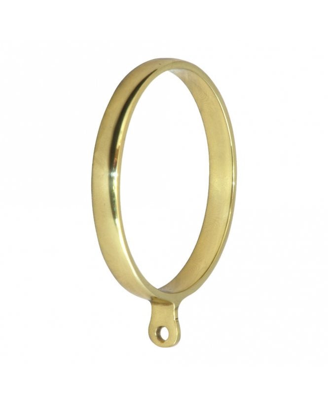 The Oscar 28mm Solid Polished Brass Ring