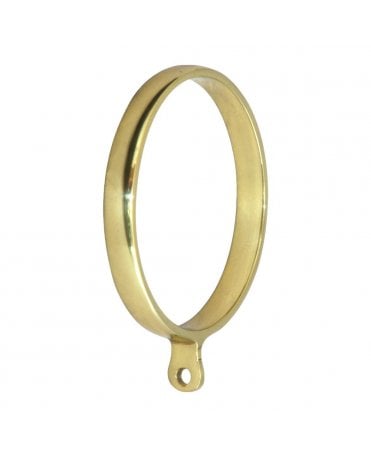 The Oscar 28mm Solid Polished Brass Ring