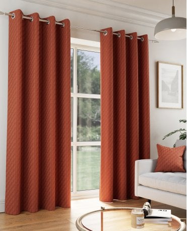 Tokyo Soft Touch Thermal Eyelet Curtains