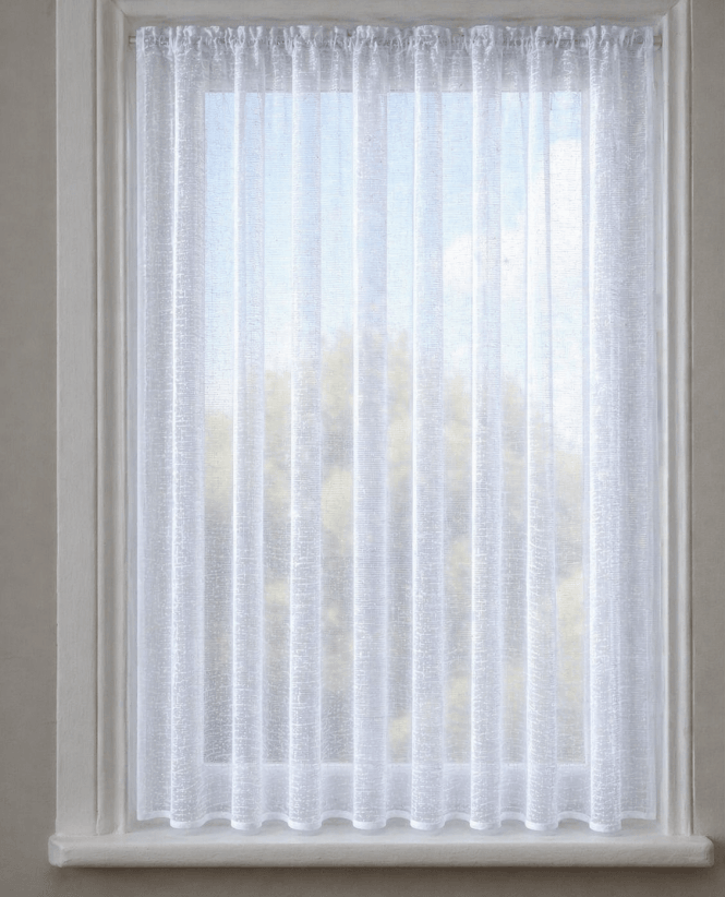 Torquay White Express Net Curtain