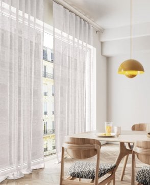 Traveller Washable Linen Blend Voile Curtain M2M