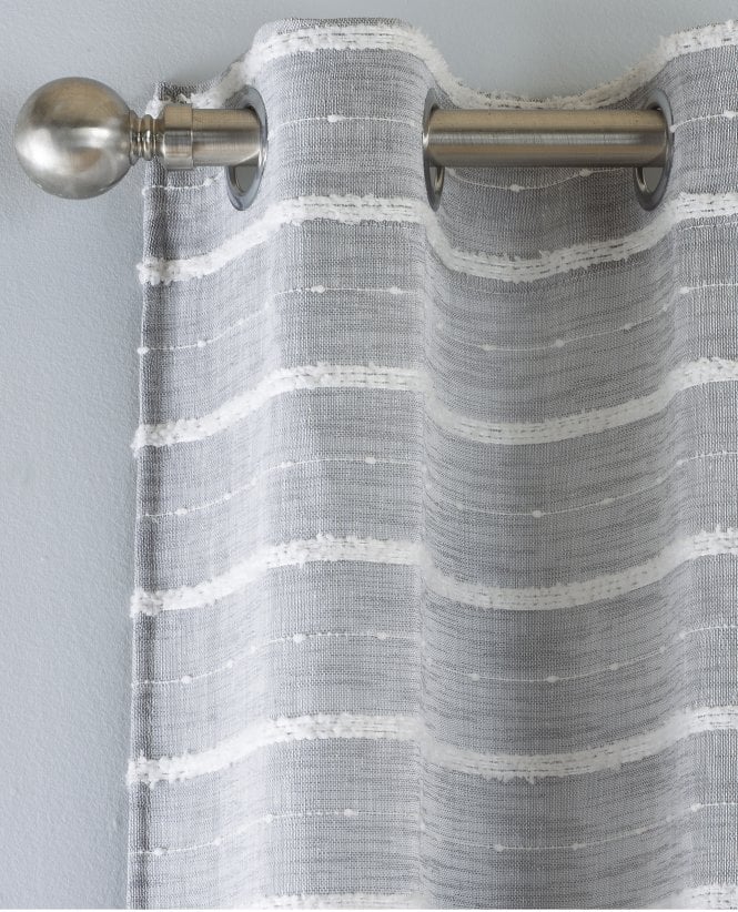 Tyrone Antigua Stripe Eyelet Voile Panel