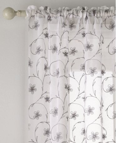Belle Sequin Slot Top Voile Panel