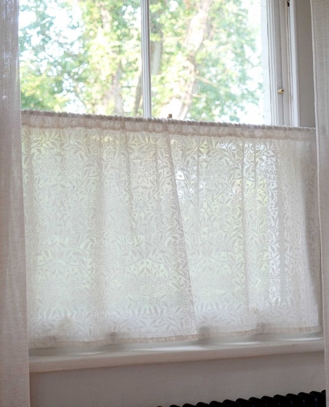  Michaelmas Daisy Cafe Curtain M2M