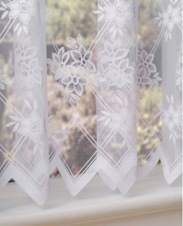 Zoe White Net Curtain M2M